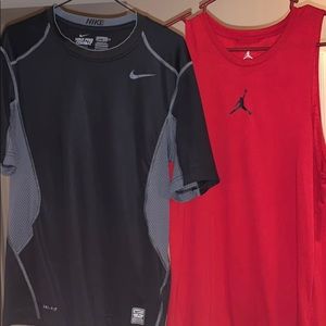 Nike ProCombat Dri-fit and Jordan Dri-fit tank
